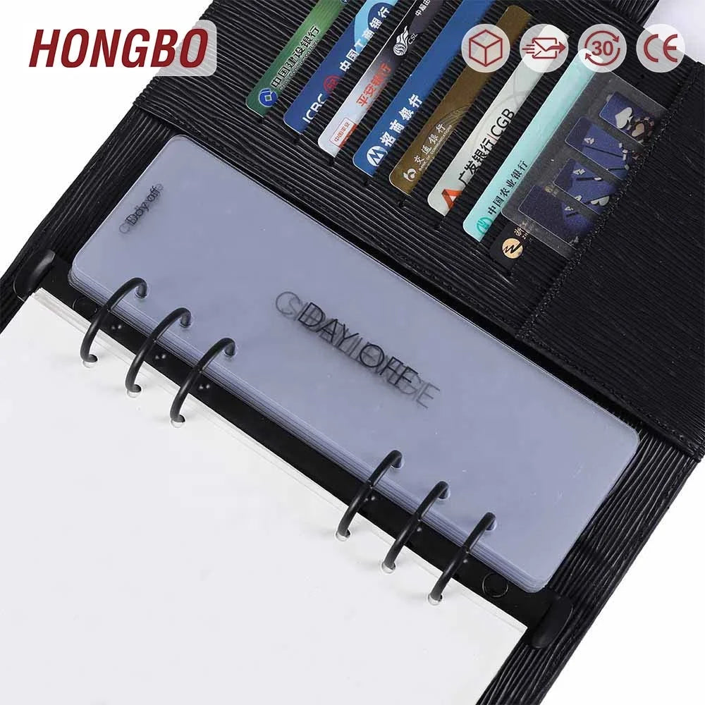 Hongbo Best Selling 12-Design Waterproof Matte Clear A5 Label Dashboard for Budget Binders As Loose-Leaf Insert for Organizer