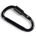 AA00086 High Strength Aluminum D-Ring Carabiner Clip Hook Snap Hooks for Bags Buckle Locking Backpack Bottle Hanger Clasp