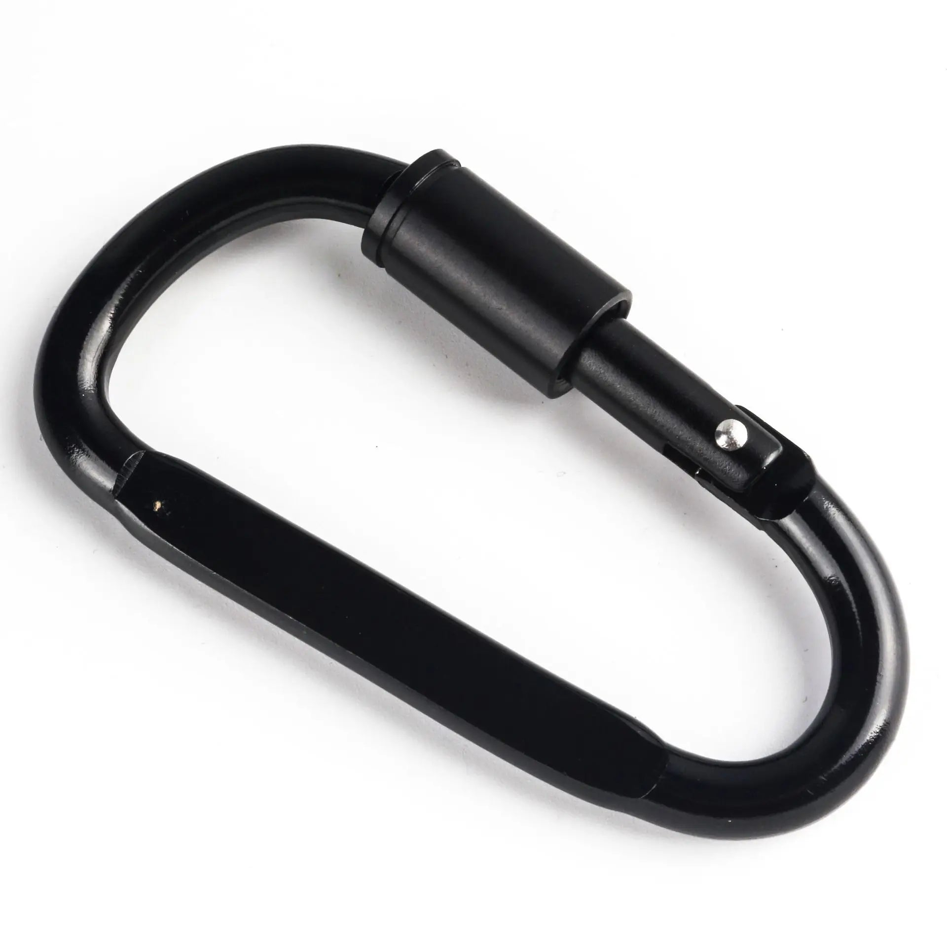 AA00086 High Strength Aluminum D-Ring Carabiner Clip Hook Snap Hooks for Bags Buckle Locking Backpack Bottle Hanger Clasp