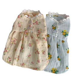 New Pet Dog Clothes Skirt Cute Sweet Pet Dog Dress Korea Puppy Clothes