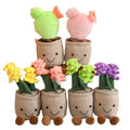 New Home Decoration Cactus Pot Artificial Green Plant Cactus Plush Toy Cactus Decor Succulent Plushies Hyacinth Succulent Plush