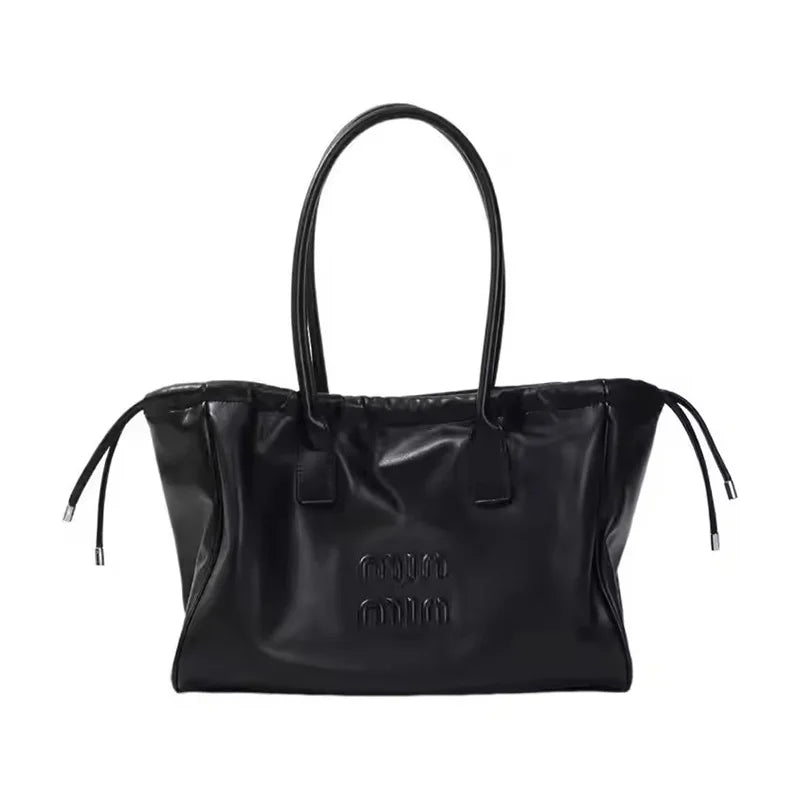 Wholesale Women Bags Drawstring Diagonal Cross Portable Tote Bag Large Capacity Single Shoulder Underarm Bag Fashion Ladies