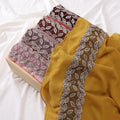 Zifeng OEM Africa Lady Indian Muslim Turban Leaf Lace Scarf Plain Women's Chiffon Hijab