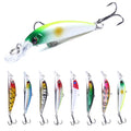 HENGJIA Wholesale Sinking Minnow Plastic Bass Fishing Lures Artificial Hard Fishing Bait Bionic Fishing Different Colors for Bass Pike Fishing