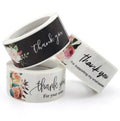 Thank You for Your Order Shopping Decorate Stickers Square Thank You Label