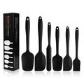 BPA Free 6pcs/set Silicone Cooking Utensil Set Silicone Spatula Soup Spoon Brush Set Non-stick Heat Resistant Silicone Spatula S