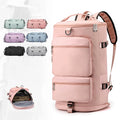 Women's Large Capacity Oxford Sports Bag Wet/Dry Separation Independent Shoe Compartment for Swimming Zipper Fashionable Leisure