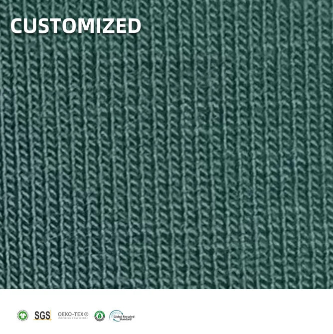 Mint Green 220GSM Bamboo Organic Cotton Spandex Jersey Fabric Eco-Friendly Wicking Activewear for Baby & Kids