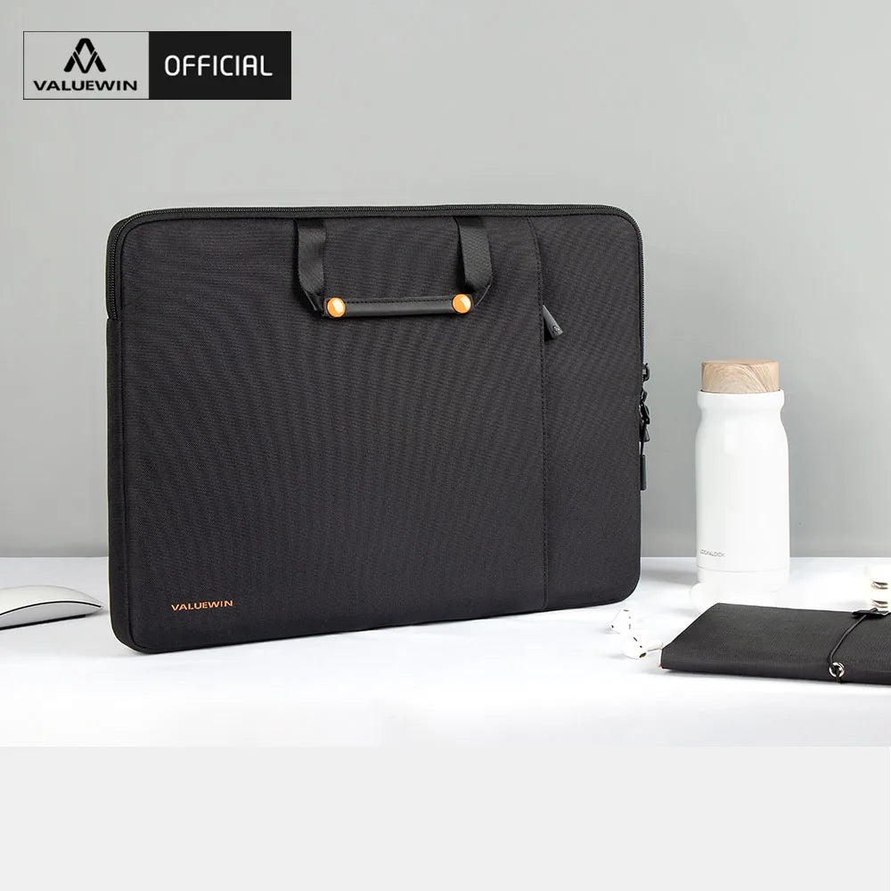Customized 14-16 Inch for Macbook Air/Pro Waterproof Polyester Office Bags Portable Computer Case Light Weight Laptop Bag Handle
