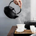 1000Ml Japanese Sakura Cast Iron Tea Pot Vintage With Stainless Steel Design