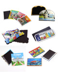 Tourist Souvenirs-Barcelona Tin Plate Magnet Tourist Sticker Imanes Barcelona Souvenirs Fridge Magnet for Freezers