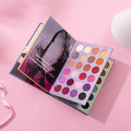 Custom High Pigmented 72-Color Eyeshadow Palette Private Label Book Style Vegan Shimmer Finish Powder
