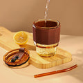 2025 Anti-Slip Leather Sleeve Glass Bottles Tea Cups Coffee Cup Glass Milk Mug Glass Mug Cup With Lid and Straw