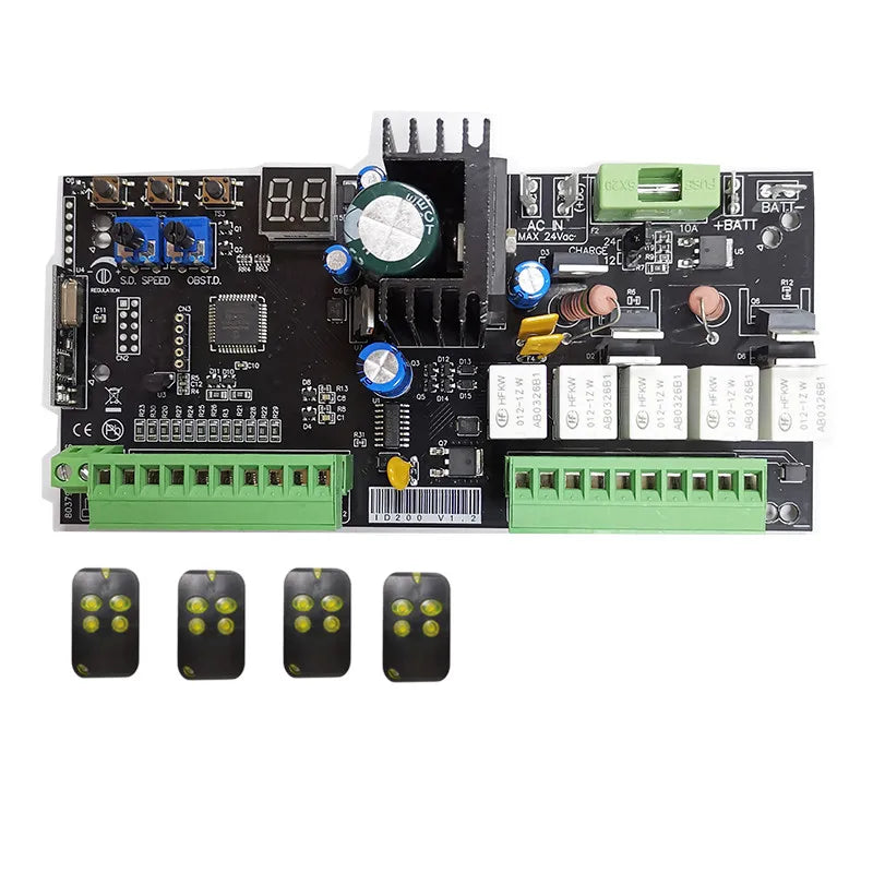 Wholesale Price DC12V/24V Automatic Swing Gate Opener Control Board With Remote Control