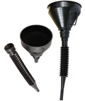 1 Quart Plastic Car Vehicle Gasoline Engine Oil Funnel with Filter and Removable Spout