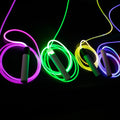 Colorful Sports LED Optical Fiber Light Rope Skipping  for Fitness Adjustable Jumping Rope