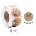 Personalized Thank You for Supporting My Small Business Stickers with Elegant Black and Gold Foil Logo Labels