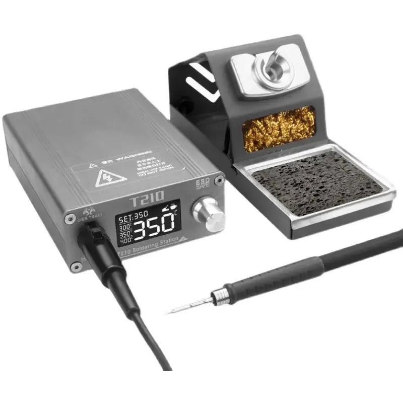 OSS T210 75W LED Auto Sleep Electric Soldering Iron Station for Mobile Phone Repair Welding Platform Heating Melting Tin Tool