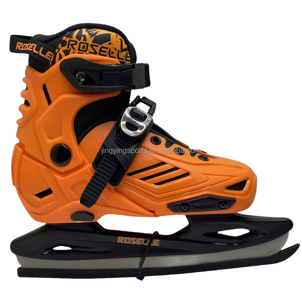 New Design With Hard Shell Hot Sale Ice Skates Shoes Fashionable Artificial Skate Kids Ice Hockey Skates