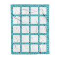 I Love You Print Baby Blankets 9 13 20 Panel Polyester Fleece Throw Sublimation Dye Print with Cartoon Pattern