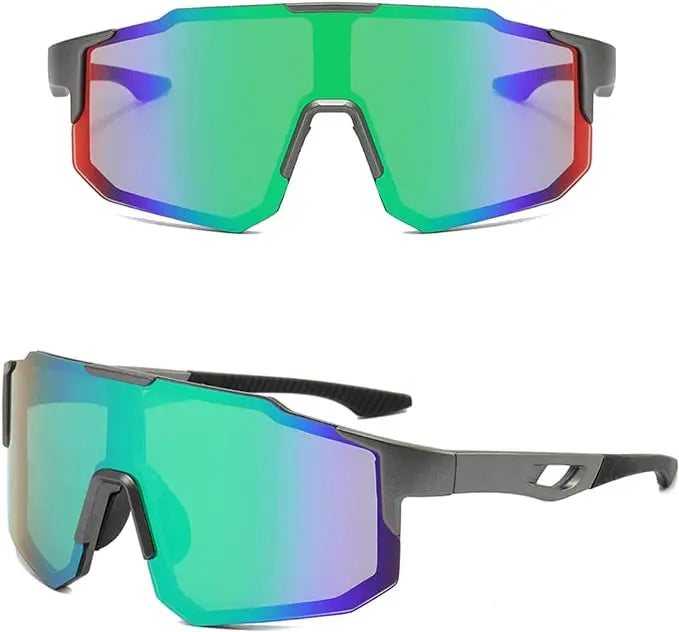 2024 Oversized Rimless Sports Sunglasses for Men Women New Vintage Trendy Frameless Sun Glasses UV400 Protection Cycling Outdoor