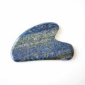 DIY Gem Hot wholesale Heart Shaped Guasha Board Lapis Lazuli Stone Scraping Massage Tool gua sha board for sale healing raw crystals