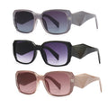 2025 Fashion Custom Designer Candy Color Gafas De Sol Large Square  Metal Thick Frame Retro Oversized Sunglasses
