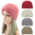 Autumn and Winter Fashion Women Cover Hat Bohemian Style Woolen Yarn Knitted Hat Women Hat Hood