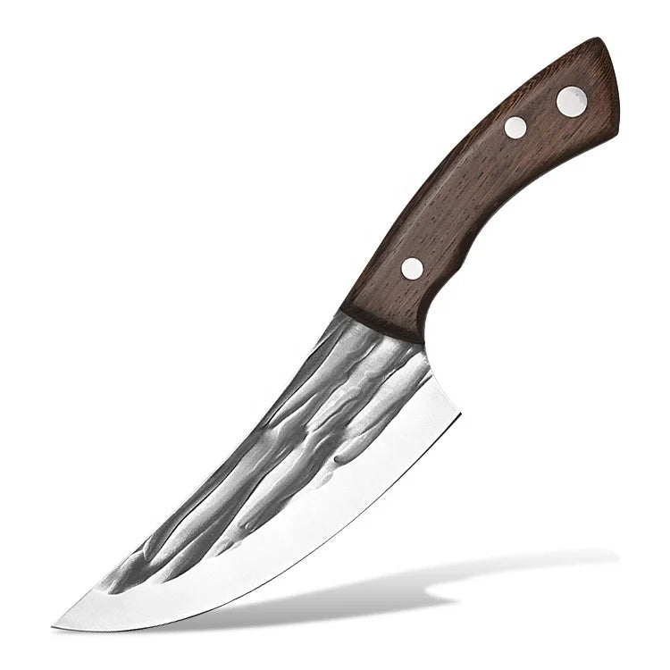 6.5 Inch Handmade Stainless Steel Outdoor Fishing Filet Bait Cleaver Kitchen Knife