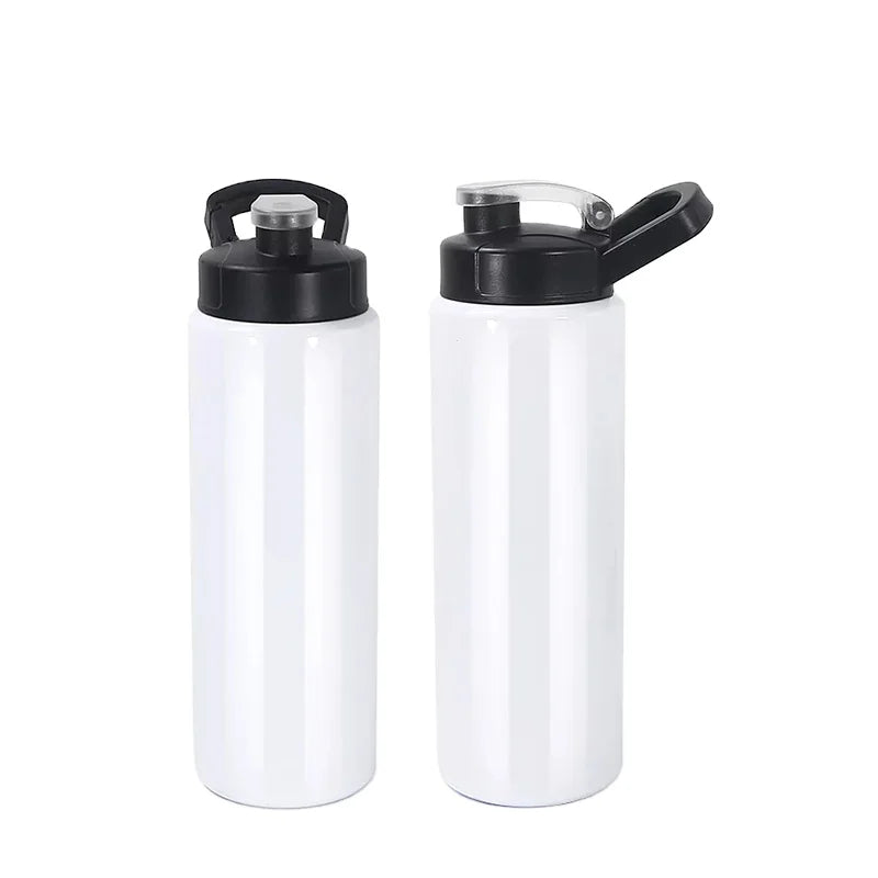 USA Warehouse Sublimation Blanks 26oz Stainless Steel Sport Tumbler Water Bottle Locklid With Screw on Lock Lid