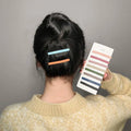 10pcs/Set Korean 6.5cm Candy Color Hair Pins Accessories Hair Clips Candy Simple Design Metal Hair Pins for Girls