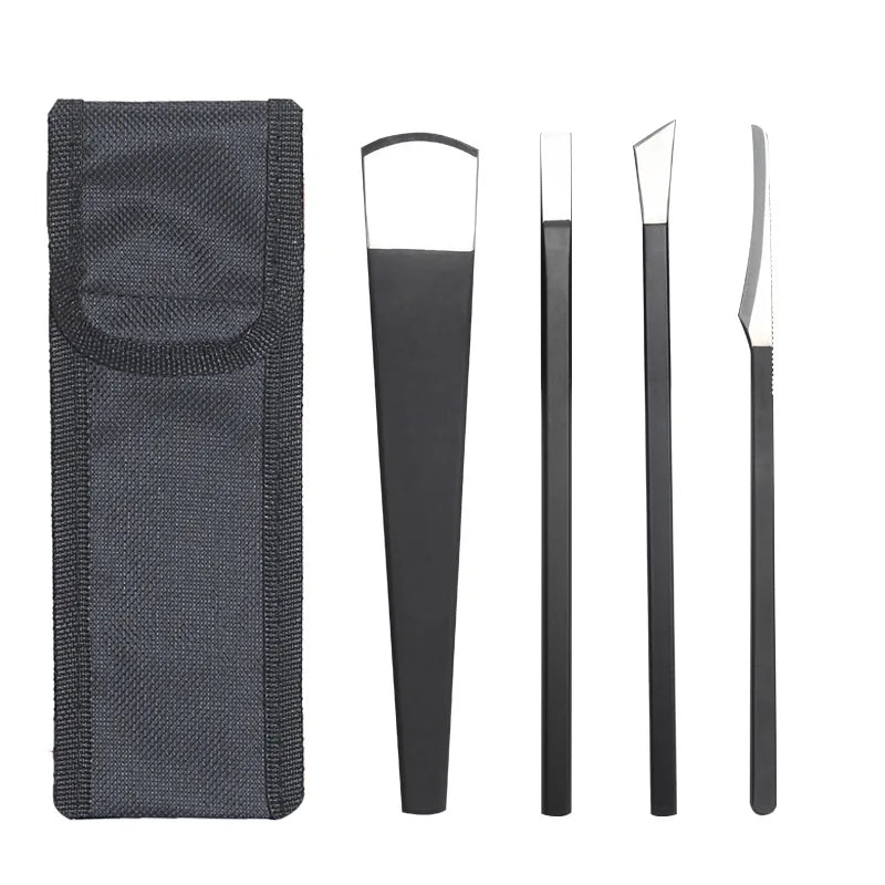 Factory Direct Sale Pedicure Salon Stainless Steel Callous Removal Tools Foot Care Pedicure Knife Set