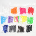 Funny Convenient Flat Sport Silicone Water Resistant Unisex Shoelaces Colorful Elastic No Tie Adults T Shape 4mm Maoyuan MY-SS16