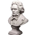 Antique Beethoven Bust Statue Custom Carved White Marble Stone Modern Indoor Design Style Hand Carved Technique Sculpture Sale MegaBDM
