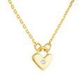 Psj Wholesale 925 Sterling Silver Pendant Unique Fashion Jewelry 925 Silver Heart Necklaces Dainty Gold Plated Necklace