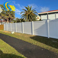 Classic White 6ft Privacy Fence Panels 6x8 Vinyl PVC Fence Panels and Post Garden Home Plastic PVC Wall Privacy for Outdoor