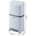 Kitchen Trash Can Garbage Storage Box Stacked Sorting Trash Bin Household Dry Wet Separation Waste Bin Rubbish Bin Garbage Bag