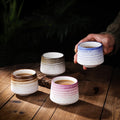 FENN New Trend Japanese and Korean Style 180ml Hand Painted Water Tea Mug Coffee Cup Ceramic Sake Cup