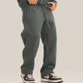 Custom Men's Pants Trousers Streetwear Loose Breathable Sweat Pant Cotton Wide Leg Fit Pant Oversized Baggy Sweatpants