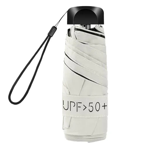 Direct From 2 Factories: Mini 5 Fold Flat Design Umbrella Small Pocket Travel Parasol Custom Logo Promotional Business Gift
