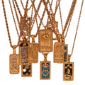 Dangni Jewelry ODM OEM Gold Plated Horoscope Dog  Stainless Steel Clavicle Necklace