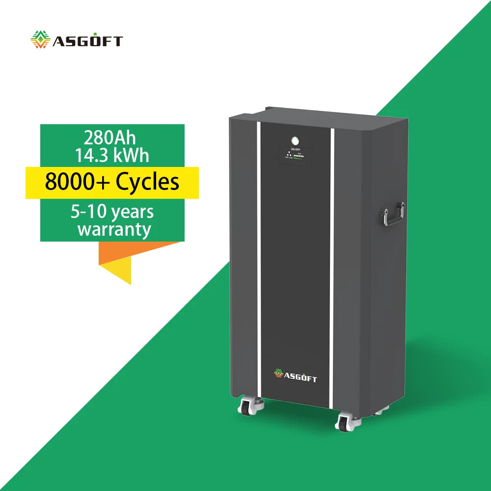 Germany Stock 51.2V 48V 15kwh 314ah 300ah 280Ah Lithium Battery Batterie Lifepo4 off Grid Solar Power System Home Energy Storage