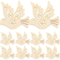 Wholesale Wooden Bird Cutouts Unfinished Wood Pigeon Shapes for DIY Crafts and Home Decor Dropshipping