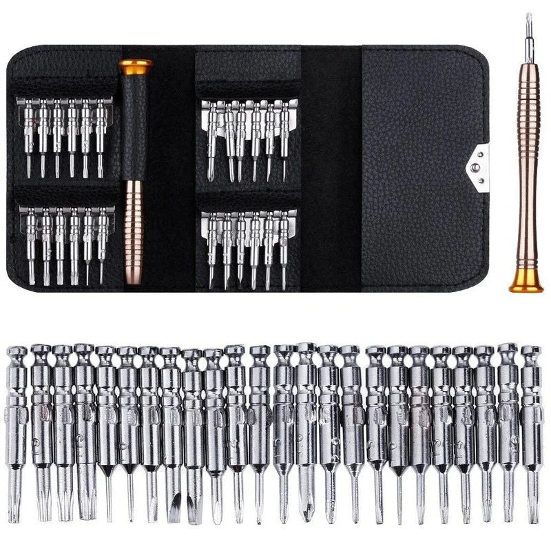 25 in 1 Torx Multifunctional Precision Screwdriver Tool Set Combination Mobile Phone Notebook Disassembly Oping Repair Kit