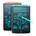 High Brightness 12" Dual Color LCD Drawing Tablet - Kids Reusable Writing Pad Portable Magic Doodle Board Toy