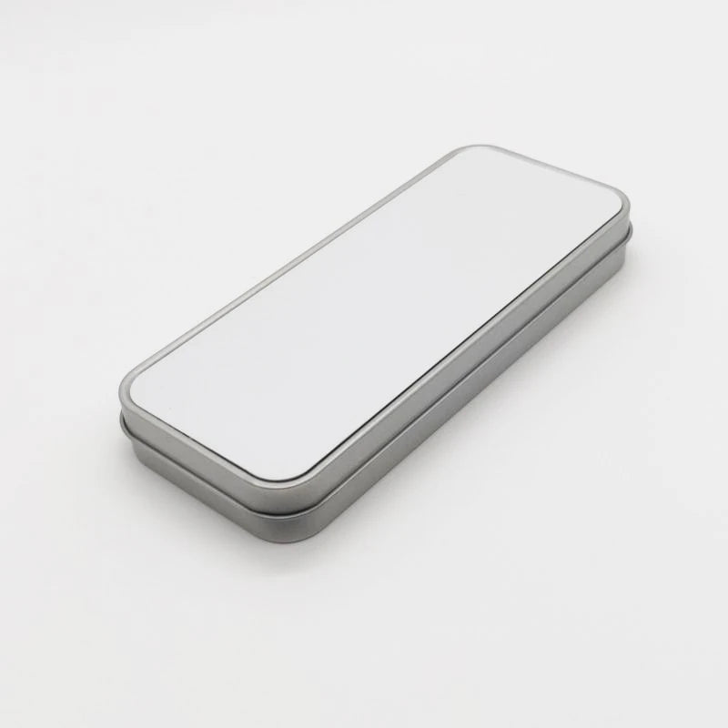 Qualisub Personalized Metal Sublimation Pencil case Tin Pencil Box with Aluminum Sheet for Sublimation
