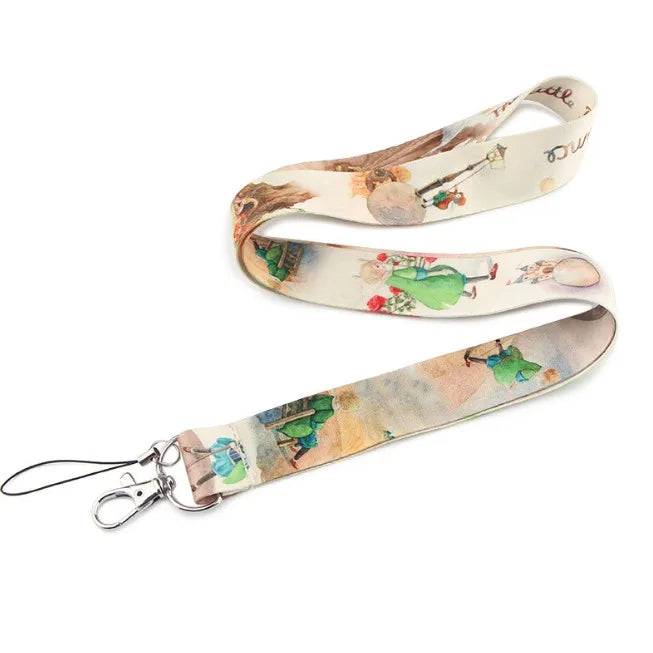 Hot Selling PDK Brand Custom Logo Colorful Fashionable Polyester Lanyard with Hook High Quality
