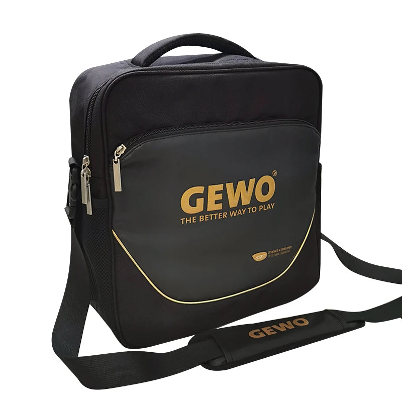 Gewo Large Capacity Nylon Waterproof Handbag Satchel Pleasing Fashion Table Tennis Bag with Ping Pang Design
