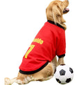 Sporty Dog Jersey Pet Clothes Summer Cooling Dog Shirt Sleeveless