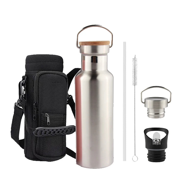 Leak-Proof Durable Reusable Eco Friendly Sports Stainless Steel Water Bottle Drinking Bottle Without Plastic